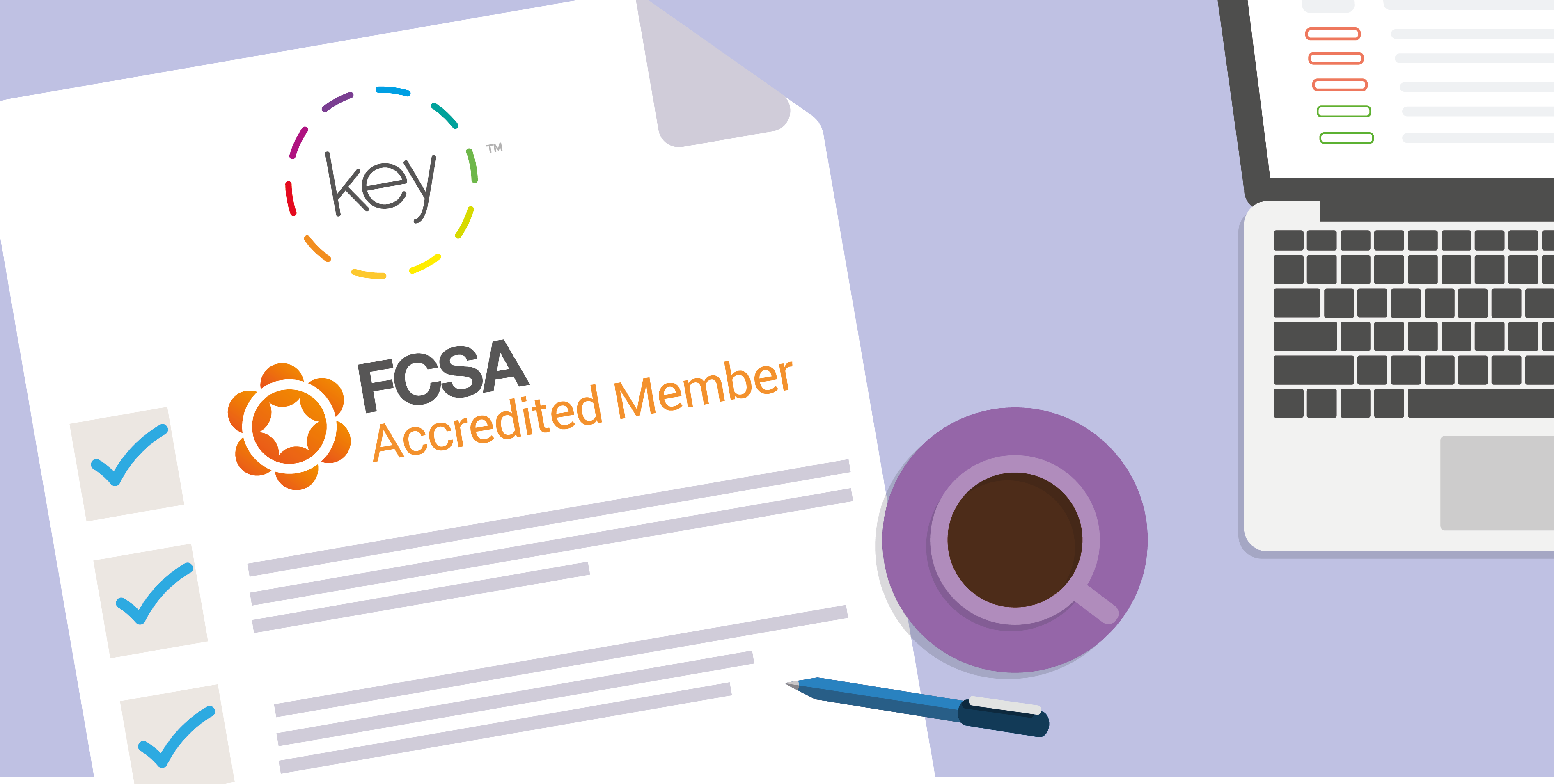 Key are accredited members of the FCSA